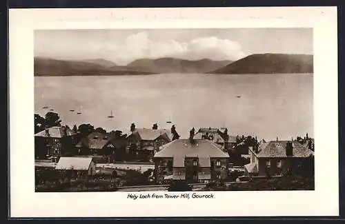 AK Gourock, Holy Loch from Tower Hill