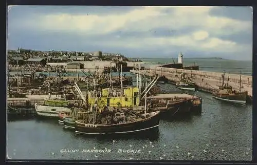 AK Buckie, Cluny Harbour, Dampfer