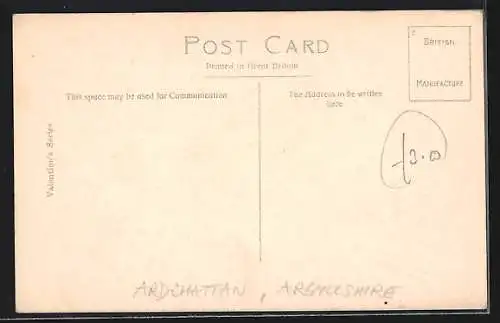 AK Ardchattan /Argyllshire, U. F. Church and Loch Creran