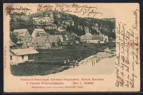 AK Rupprechtstegen, Ortschaft mit Kurhotel, Bes. L. Goebel