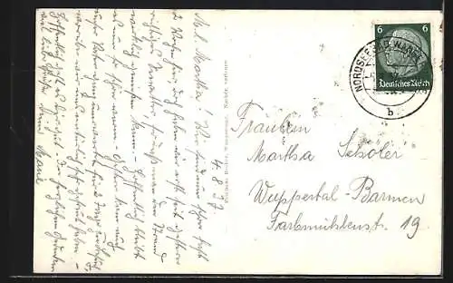 AK Wangerooge, Strand mit Strandhotel Monopol, 