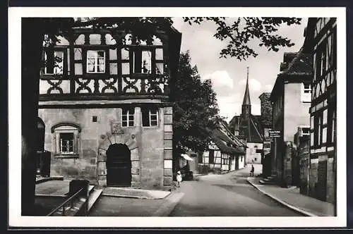 AK Forchheim /Ofr., Strassenpartie an Kammerermühle