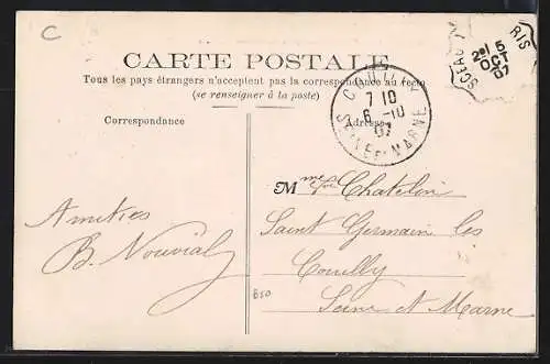 AK Cachan, Vue Générale prise des Hautes-Bruyères