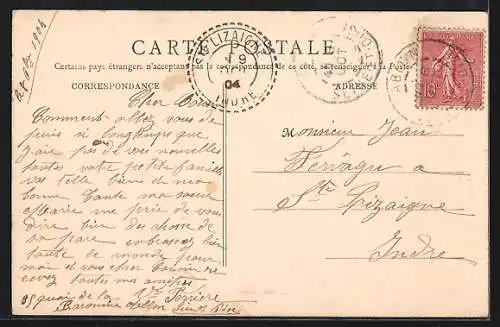 AK Villeneuve-Saint-Georges, Parc de Beauregard, Vue sur la Seine vers Ablon