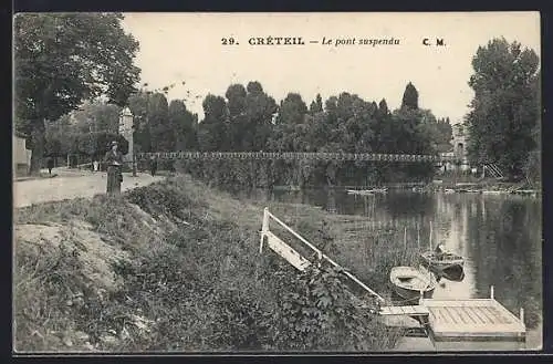 AK Créteil, Le pont suspendu