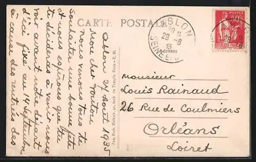 AK Villeneuve-Saint-Georges, Vue générale et le Pont suspendu