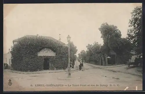 AK Limeil-Brévannes, Le Rond-Point et rue de Boissy