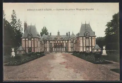 AK Boissy-Saint-Léger, Château du prince Wagram, facade