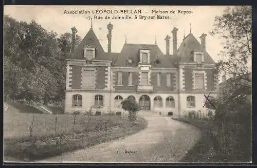 AK Bry-sur-Marne, Maison de Repos de l`Association Léopold-Bellan, 17 Rue de Joinville