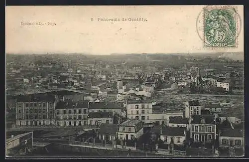 AK Gentilly, Panorama de la ville avec bâtiments résidentiels et paysages environnants