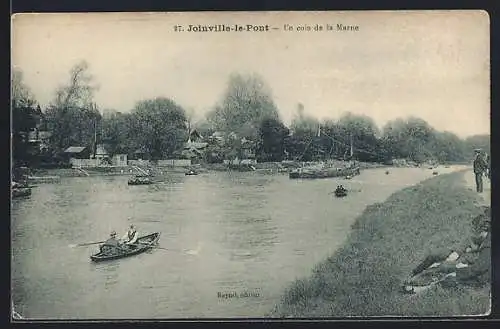 AK Joinville-le-Pont, Un coin de la Marne