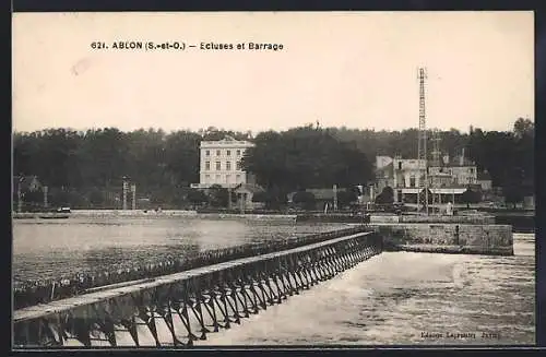 AK Ablon, Écluses et barrage