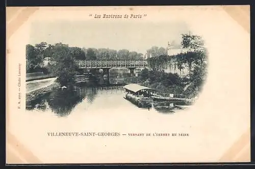 AK Villeneuve-Saint-Georges, versant de l`Yerres en Seine
