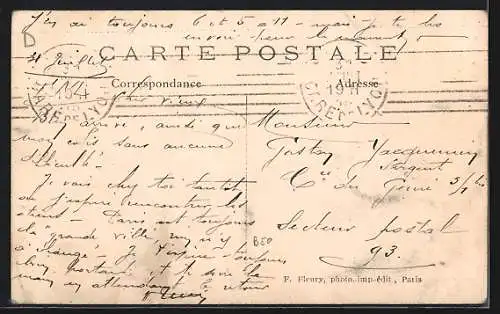 AK Villeneuve-Triage, Le Canal et le Pont du Chemin de Fer