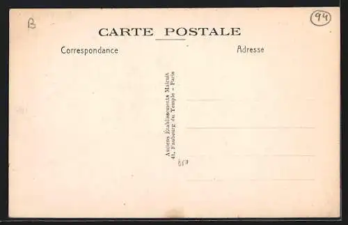 AK Vitry, Pont sur la Seine reliant Vitry à Alfortville