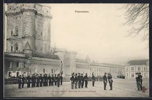 AK Vincennes, Vieux-Fort, Remise de Décorations
