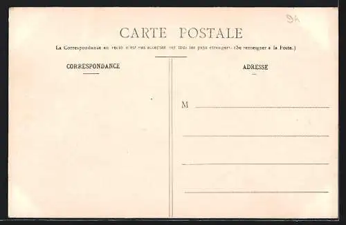 AK Villeneuve-Saint-Georges, Vue prise du Pont suspendu