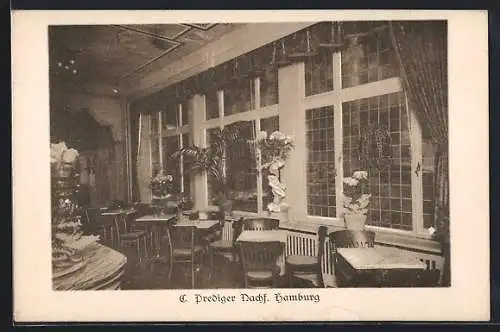AK Hamburg, Restaurant Uhlenhorster Fährhaus von E. Prediger Nachf., Innenaufnahme