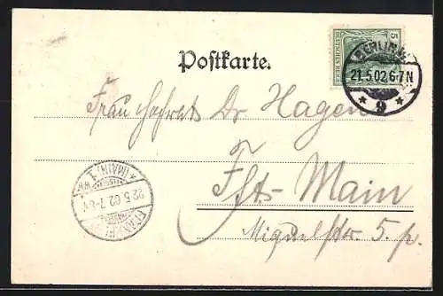 AK Berlin, Restaurant Berliner Rathskeller, Inh., H. Falkenberg, Festsaal im Roten Rathaus, Königstrasse