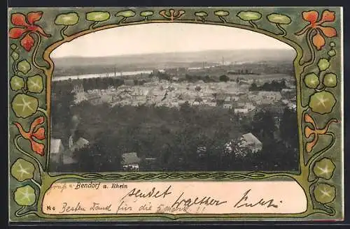AK Bendorf / Rhein, Ortsansicht