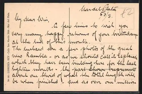 AK Mar del Plata, Rambla