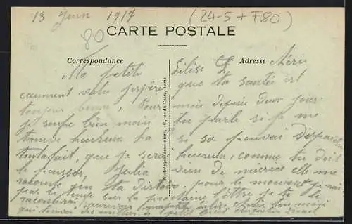 AK Ham /Somme, Eut souffrir du pillage du dynamitage des Boches puis de l`inondation 1917