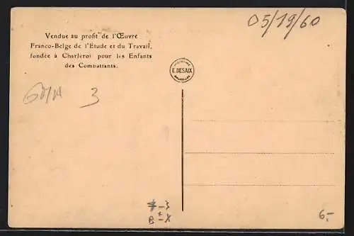 AK Charleroi, Charabonnage, Vue du Triage Central d`ou les charbons classes sont expedies sur wagons de l`Etat