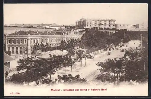 AK Madrid, Estacion del Norte y Palacio Real
