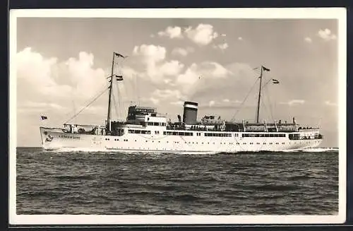 AK Passagierschiff M. S. Königin Luise auf dem Weg nach Helgoland