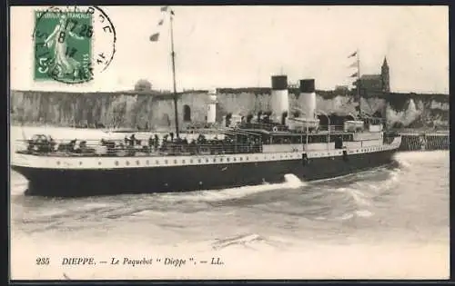 AK Dieppe, Le Paquebot Dieppe