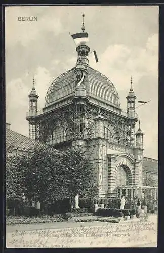 AK Berlin, Ausstellungsgebäude im Landesausstellungspark
