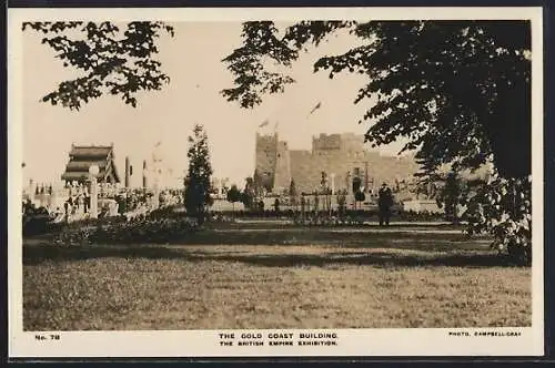 AK The British Empire Exhibition, The Gold Coast Building