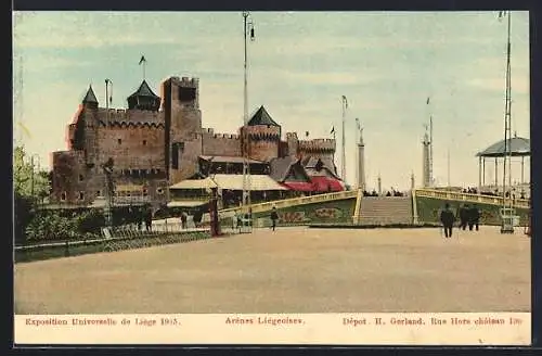 AK Liége, Exposition Universelle 1905, Arènes Liégeoises