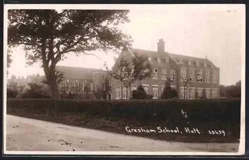 AK Holt, Gresham School