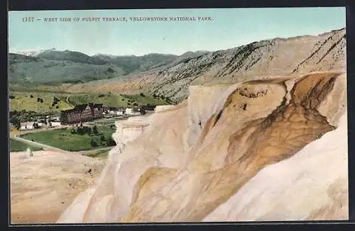 AK Yellowstone National Park, West Side of Pulpit Terrace