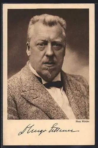 AK Portrait Hugo Eckener, Luftschiffbauer
