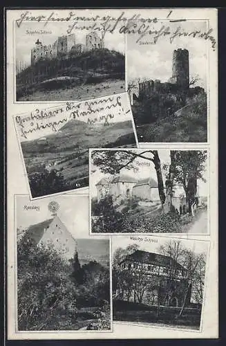 AK Wäscherhof, Ramsberg, Wäscher Schloss, Rechberg, Staufeneck, Hohenstaufen, Scharfer Schloss