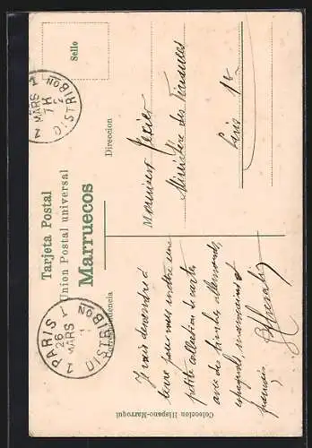 AK Tanger, Besuch von Kaiser Wilhelm II. 31.03.1905