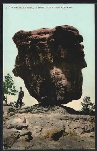 AK Balanced Rock, Garden of the Gods, Colorado, Gesteinsformation