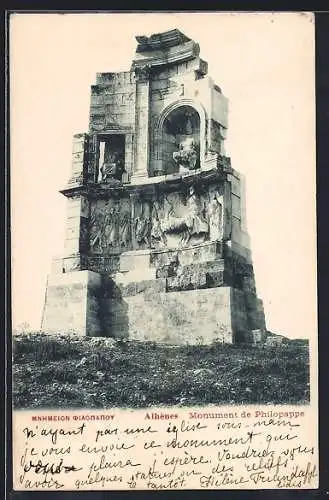 AK Athènes, Monument de Philopappe
