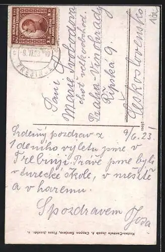 AK Türkisches Mädchen mit Kopftuch und gepflückten Blumen