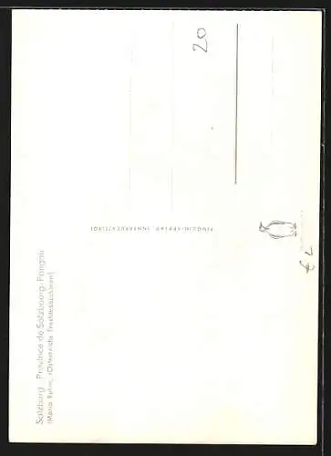 Künstler-AK Paar in Pongauer Trachten