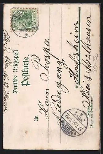 AK Matrose der Reserve auf einer Leiter