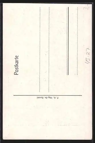 AK Hamburg, Bürgermeister Schröder, Predöhl, A. A. Abendroth und Chr. M. Schröder, Wappen und Jungfernstieg
