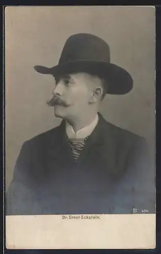 AK Ernst Eckstein im Porträt