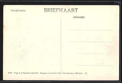 AK Hontenisse, Watersnood op 13 Maart 1906