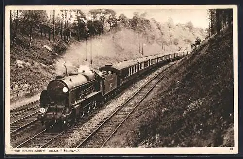 AK englische Eisenbahn The Bournemouth Belle