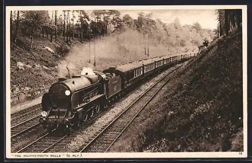 AK englische Eisenbahn The Bournemouth Belle