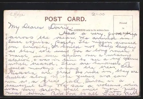 AK Zulus at Home, afrikanische Jäger