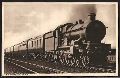 AK The Bristolian, Zug der englischen Eisenbahn